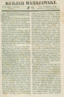 Kurjer Warszawski. 1845, № 11 (12 stycznia)
