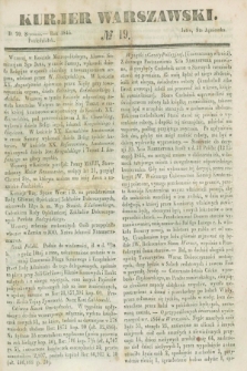 Kurjer Warszawski. 1845, № 19 (20 stycznia)