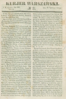 Kurjer Warszawski. 1845, № 22 (23 stycznia)