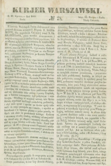 Kurjer Warszawski. 1845, № 28 (29 stycznia)