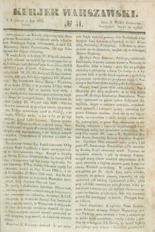 Kurjer Warszawski. 1845, № 31 (1 lutego)
