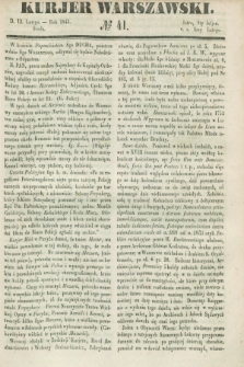 Kurjer Warszawski. 1845, № 41 (12 lutego)