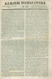 Kurjer Warszawski. 1845, № 103 (18 kwietnia)