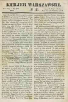 Kurjer Warszawski. 1845, № 115 (3 maja)