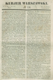 Kurjer Warszawski. 1845, № 136 (27 maja)