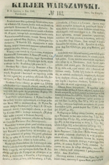 Kurjer Warszawski. 1845, № 142 (2 czerwca)