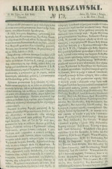 Kurjer Warszawski. 1845, № 179 (10 lipca)