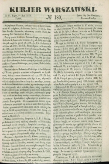 Kurjer Warszawski. 1845, № 180 (11 lipca)
