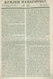 Kurjer Warszawski. 1845, № 210 (10 sierpnia)