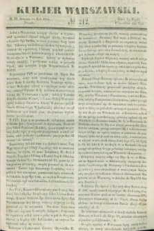 Kurjer Warszawski. 1845, № 212 (12 sierpnia)