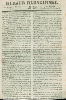 Kurjer Warszawski. 1845, № 236 (6 września)