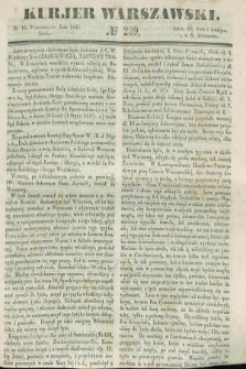 Kurjer Warszawski. 1845, № 239 (10 września)