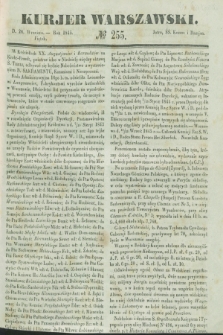 Kurjer Warszawski. 1845, № 255 (26 września)