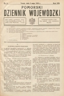 Pomorski Dziennik Wojewódzki. 1928, nr 8