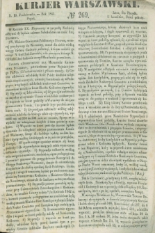 Kurjer Warszawski. 1845, № 269 (10 października)