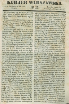 Kurjer Warszawski. 1845, № 271 (12 października)