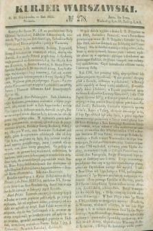 Kurjer Warszawski. 1845, № 278 (19 października)