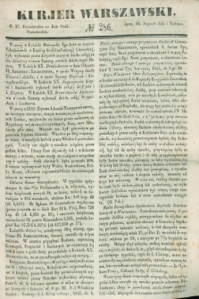 Kurjer Warszawski. 1845, № 286 (27 października)