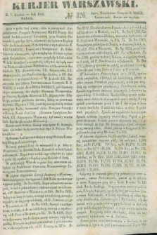 Kurjer Warszawski. 1845, № 326 (7 grudnia)