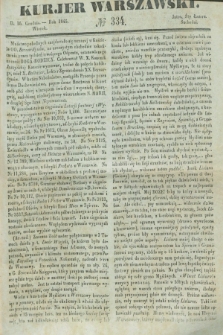 Kurjer Warszawski. 1845, № 334 (16 grudnia)