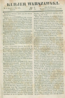 Kurjer Warszawski. 1846, № 7 (8 stycznia)