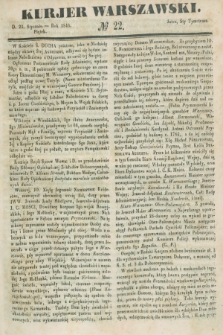 Kurjer Warszawski. 1846, № 22 (23 stycznia)