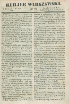 Kurjer Warszawski. 1846, № 23 (24 stycznia)