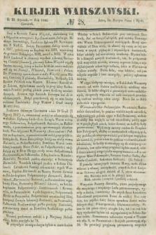 Kurjer Warszawski. 1846, № 28 (29 stycznia)