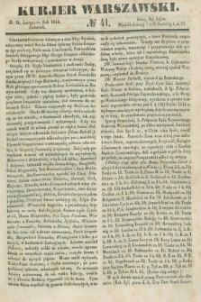 Kurjer Warszawski. 1846, № 41 (12 lutego)