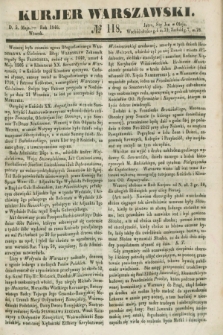 Kurjer Warszawski. 1846, № 118 (5 maja)