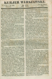Kurjer Warszawski. 1846, № 123 (11 maja)