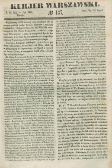 Kurjer Warszawski. 1846, № 137 (26 maja)