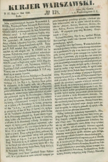Kurjer Warszawski. 1846, № 139 (27 maja)