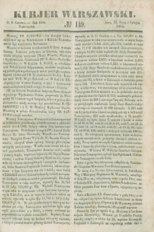 Kurjer Warszawski. 1846, № 149 (8 czerwca)
