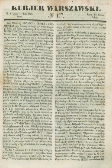 Kurjer Warszawski. 1846, № 177 (8 lipca)