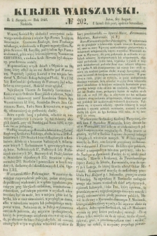 Kurjer Warszawski. 1846, № 202 (2 sierpnia)