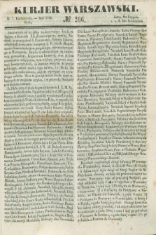 Kurjer Warszawski. 1846, № 266 (7 października)