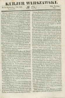 Kurjer Warszawski. 1846, № 278 (19 października)