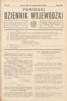 Pomorski Dziennik Wojewódzki. 1928, nr 17