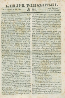 Kurjer Warszawski. 1846, № 301 (12 listopada)