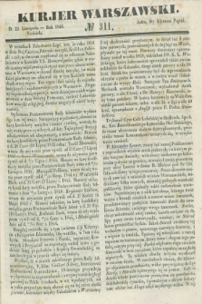 Kurjer Warszawski. 1846, № 311 (22 listopada)