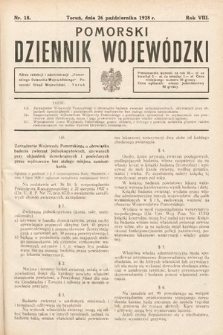 Pomorski Dziennik Wojewódzki. 1928, nr 18