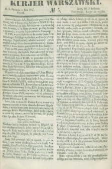 Kurjer Warszawski. 1847, № 5 (5 stycznia)