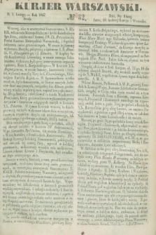 Kurjer Warszawski. 1847, № 32 (3 lutego)