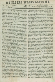 Kurjer Warszawski. 1847, № 38 (9 lutego)