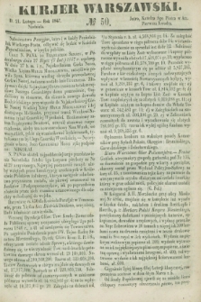 Kurjer Warszawski. 1847, № 50 (21 lutego)