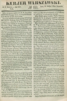 Kurjer Warszawski. 1847, № 113 (28 kwietnia)