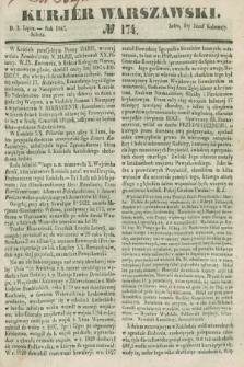 Kurjer Warszawski. 1847, № 174 (3 lipca)