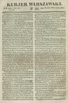 Kurjer Warszawski. 1847, № 200 (29 lipca)