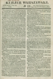 Kurjer Warszawski. 1847, № 229 (28 sierpnia)